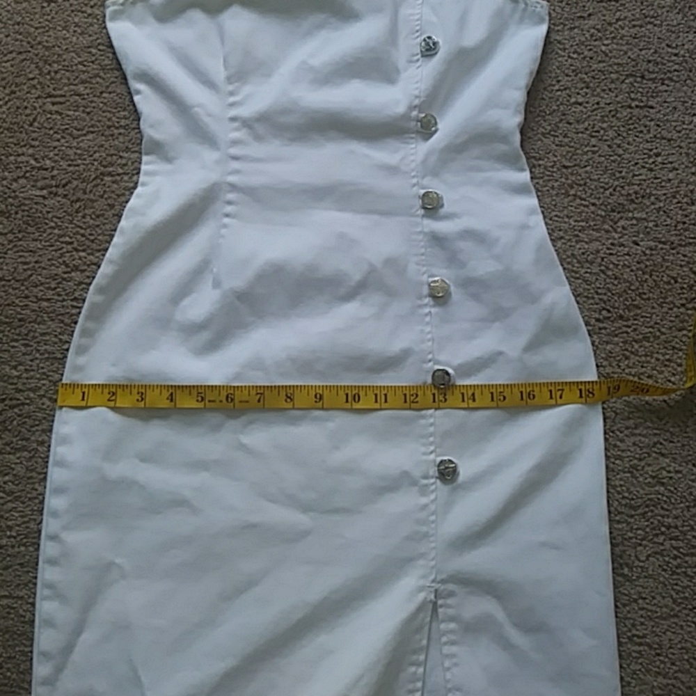Vintage denim dress - Picture 7 of 8